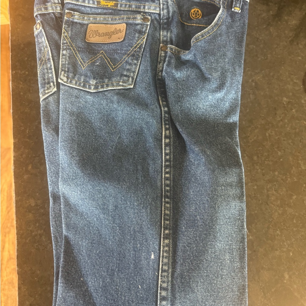 Wrangler YOUTH BOYS Blue Jeans size 16 slim